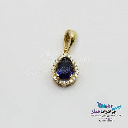 Gold Pendant - Tear Design-MM171